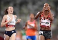 “Nữ hoàng Kenya” phá kỷ lục Olympic 1500m, kỷ lục gia Hà Lan bị vượt mặt