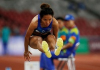 Người đẹp nhảy xa 3 bước Thái Lan dẫn đầu “thông số vàng” trước SEA Games 31