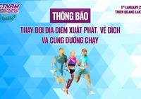 Thay đổi địa điểm xuất phát-về đích và cung đường chạy Giải Bán Marathon Quốc tế Việt Nam 2024 tài trợ bởi Herbalife