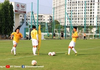 U19 Việt Nam thắng đội đầu bảng V.League trước trận đấu với U19 Thái Lan