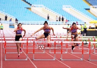 Người đẹp điền kinh chạy 100m rào Mỹ Tiên hạ quán quân SEA Games 31 tại giải Philippines