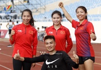 Dàn sao tuyển Việt Nam thoải mái tâm lý trước ngày khai màn điền kinh SEA Games 31