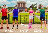 Chạy 19.5km mừng sinh nhật Bác Hồ