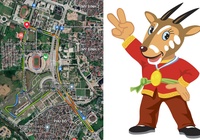 Cung đường thi đấu marathon SEA Games 31 chạy 8 vòng lặp
