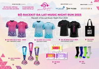 Bộ racekit cực chất, mang tính ứng dụng cao của giải chạy Da Lat Music Night Run 2023