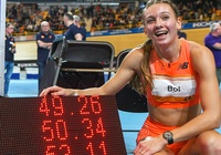 Sao điền kinh Hà Lan Femke Bol phá kỷ lục thế giới chạy 400m trong nhà tồn tại 41 năm