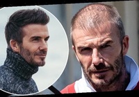 David Beckham gây sốc với mái đầu hói lưa thưa tóc 
