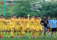 So độ điển trai của cầu thủ U22 Việt Nam trên sân tập