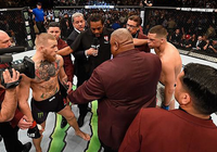 Conor McGregor đấu khẩu Nate Diaz vì tuyên bố Max Holloway bị cướp chiến thắng