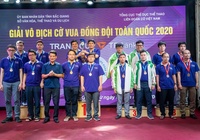 Hà Nội nhất toàn toàn giải đồng đội cờ vua toàn quốc 2020