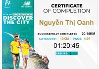 Chạy Để Khám Phá Thành Phố Tôi Yêu với kỷ lục gia SEA Games Nguyễn Thị Oanh
