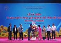 Hà Nội khen thưởng HLV, VĐV xuất sắc nhân Ngày Thể thao Việt Nam