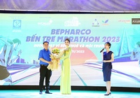 Hoa hậu Môi trường Thế giới Nguyễn Thanh Hà làm đại sứ giải chạy Bepharco Bến Tre Marathon 2023