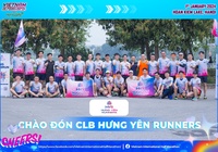 Trạm cổ vũ đặc biệt của CLB Hưng Yên Runners tại Giải Bán Marathon Quốc tế Việt Nam 2024 tài trợ bởi Herbalife