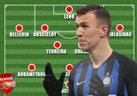 Arsenal sẽ đá với đội hình nào khi mượn được Ivan Perisic?