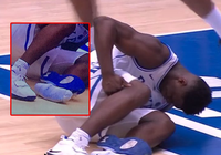 Zion Williamson chấn thương rách cả giày, không thể trở lại sân thi đấu