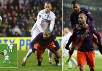 Song sát Aguero - Silva tỏa sáng, tranh cãi VAR và những điểm nhấn ở trận Swansea vs Man City