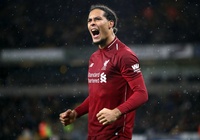 Van Dijk vô đối trong năm 2018 với thống kê phòng ngự bất bại kinh hoàng