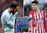 Choáng với thống kê phong độ tệ hại của Higuain ở Chelsea so với "chân gỗ" Morata ngày nào