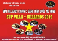 Xác định 16 cơ thủ vào vòng chung kết Giải billiards carom 3 băng toàn quốc mở rộng 2019