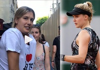 Hot girl tennis Eugenie Bouchard "biểu diễn" kỹ thuật thay áo cạnh Nhà thờ Đức Bà ở Paris