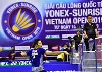 Trực tiếp cầu lông Vietnam Open 2019 ngày 12/9: Nguyễn Tiến Minh thắng kịch tính tại vòng 3