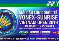 Lịch thi đấu chung kết Giải cầu lông Vietnam Open 2019 ngày 15/9