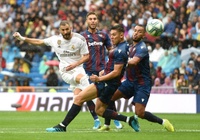 Kết quả Real Madrid vs Levante (3-2): Bezema tỏa sáng, Kền kền trắng áp sát ngôi đầu