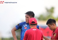 Tuyển thủ U22 Việt Nam đổ máu ở trận đấu Quảng Nam vs Đà Nẵng