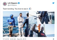 Vui vẻ như Paul George, Kawhi Leonard trước thềm mùa giải mới