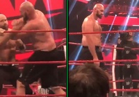 Mải can ẩu đả, Cesaro bị Tyson Fury vung đấm cho nằm sàn