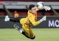 Đặng Văn Lâm là một trong 10 thủ môn giữ sạch lưới ở VL World Cup 2022