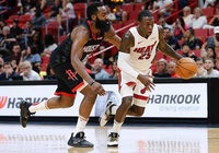 Măng non của Miami Heat tỏa sáng vẫn không qua được thần Râu James Harden