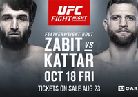 TRỰC TIẾP UFC Fight Night 163: Zabit Magomedsharipov vs Calvin Kattar vào lúc 2h sáng