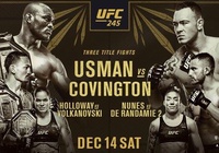 UFC 245: 3 trận tranh đai vô địch trong một sự kiện