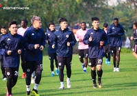 Giữa tâm bão virus Corona, Hà Nội FC vẫn tập luyện hào hứng