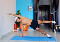 “Hot boy” tuyển 3 môn phối hợp Việt Nam hướng dẫn bài tập bụng 6 múi tại nhà