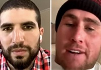 Ký hiệu quả cà tím ướt át khó hiểu của phóng viên MMA Helwani gửi Darren Till
