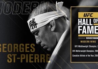 Huyền thoại MMA Georges St-Pierre được vinh danh tại sảnh danh vọng UFC