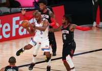 Lội ngược dòng 15 điểm, OKC Thunder cân bằng tổng tỉ số với Rockets