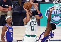 Lần đầu cho 76ers ăn chổi, Celtics giành vé đầu tiên vào vòng 2