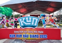 Háo hức đường chạy Kun-Kid Run dành cho các bé tại giải Marathon Vietcombank Mekong Delta 2022
