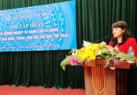Bồi dưỡng nghiệp vụ nâng cao kỹ năng quản lý nhà nước lĩnh vực thể dục thể thao