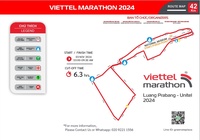 Cung đường chạy Viettel Marathon Luang Prabang Unitel 2024 có gì thú vị?