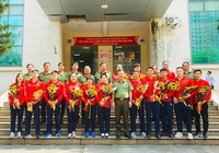 Đoàn thể thao Công an Nhân dân xuất quân khí thế dự SEA Games 31