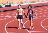 Sao điền kinh Phạm Thị Huệ “tập ké” ở Nhổn, chờ cơ hội lên tuyển dự SEA Games 31