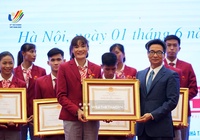 Quách Thị Lan vinh dự nhận Huân chương Lao động hạng Ba sau SEA Games 31