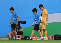 Văn Toản trật khớp tay, nguy cơ sớm chia tay VCK U23 châu Á 2022