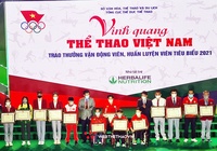 Vinh danh VĐV, HLV thể thao tiêu biểu toàn quốc năm 2021