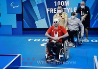 “Kình ngư” Võ Thanh Tùng hụt hơi, lỡ cơ hội vào chung kết 100m tự do S5 Paralympic Tokyo